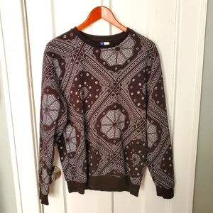H&M Divided bandana print crewneck
